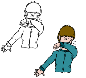 boy, sneezing, disease